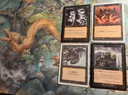 Dark Ritual PlayX4Set (PANGOLIN MTG) NM, NM, MP, HP 4X diff arts see pics! - Image 1