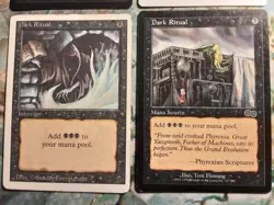 Dark Ritual PlayX4Set (PANGOLIN MTG) NM, NM, MP, HP 4X diff arts see pics! - Image 4