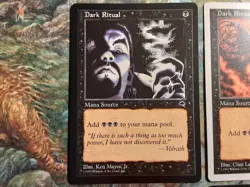 Dark Ritual PlayX4Set (PANGOLIN MTG) NM, NM, MP, HP 4X diff arts see pics! - Image 5