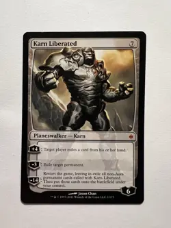 Karn Liberated - MTG New Phyrexia - NM - Image 1
