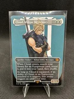Cloud,Midgar Mercenary 2025 MTG WOTC Final Fantasy FIN FFVII #0375 - Image 1