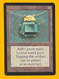 MTG MOX EMERALD Beta (OldManMTG 011-158) - Image 1