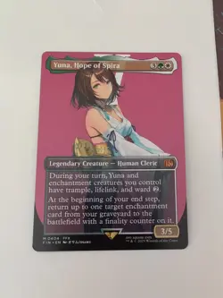 Yuna, Hope of Spira 0404 - Borderless - Non-Foil - Final Fantasy FIN - MTG - Image 1