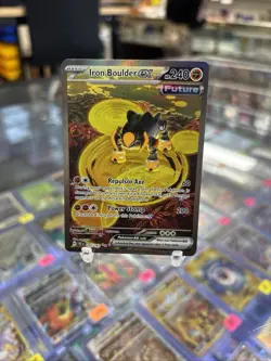 Iron Boulder ex 207/162 Temporal Forces Pokemon TCG Special Illustration Rare - Image 1