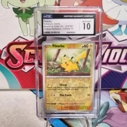 CGC 10 Pikachu 025/165 Reverse Holo Costco Exclusive - 151 - Pokemon -SHIPS FAST - Image 1
