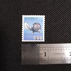 Poliwag No.060 Pokemon Stamp Rare Shogakukan Japanese Nintendo From Japan - Image 2