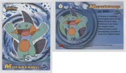 Marshtomp Topps Pokemon Advanced #53 2003 09gn - Image 3