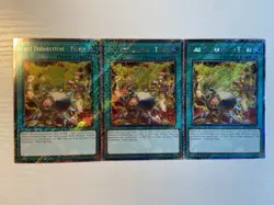 3x Fire Formation - Tenki Platinum Secret Rare RA04-EN201 1st Ed NM Yugioh - Image 1