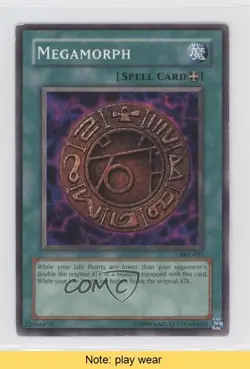 Megamorph Unlimited YuGiOh Starter Deck Kaiba Evolution #SKE-037 2004 READ 0c3 - Image 1