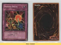 Raigeki Break 1st Ed. YuGiOh Starter Deck Yugi Evolution #SYE-050 2004 READ 2u3 - Image 3