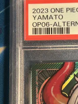 One Piece Card Yamato OP06 022 PSA10 Leader Parallel Rare Twin Champions - Image 3