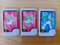 Ralts Kirlia Gallade Mezastar Frienda Pokemon Card Japanese Pick Tag Tip - Image 1