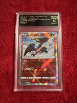 MANA 10 GEM MINT Radiant Charizard 015 Japanese VStar Universe Pokemon Card - Image 1