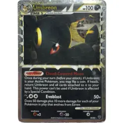 Umbreon Prime HGSS Undaunted 86/90 Holo Ultra Rare 2010 Pokemon Card MP-HP - Image 1