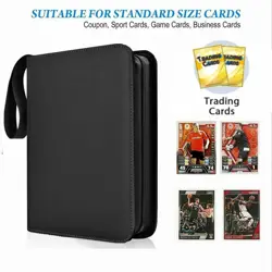 Elegant Faux Leather Card Storage Folder with Top-Loading Pages - 400 Pockets - Image 5