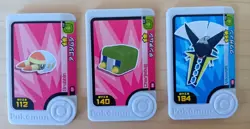 Grubbin Charjabug Vikavolt Mezastar Frienda Pokemon Card Japanese Pick Tag Tip - Image 1