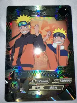 Naruto Kayou Ninja Age SP -001 Young And Old Naruto Card - Image 1