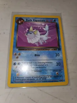 Dark Vaporeon - Team Rocket 45/82 - Non-Holo Rare Pokemon Card - WOTC 2000 - NM/ - Image 1