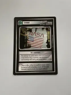 Star Trek CCG Event The Charybdis Black Boarder Card - Image 1