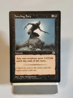 MTG Howling Fury Portal Regular Common Magic - Image 1