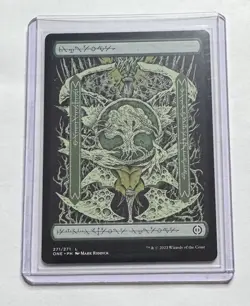 Phyrexian Forest 271/271 Phyrexia: All Will Be One Full Art Land MTG NM/M - Image 1
