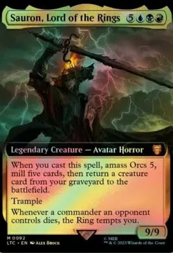 MTG | Sauron, Lord of the Rings #0092 LORD OF THE RINGS | NM | EN | FOIL | MAGIC - Image 1