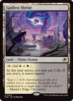 🧙Godless Shrine R 0254 EOE Edge Of Eternities MTG - Image 1