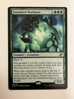 Famished Worldsire Edge of Eternities Regular - NM #182 MTG EOE - Image 1