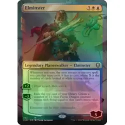 Foil Elminster (borderless) M/NM MTG Commander Legends: Battle For Baldur's Gate - Image 1