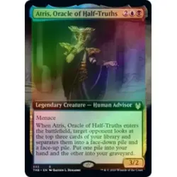 FOIL ATRIS, ORACLE OF HALF-TRUTHS (EXTENDED ART) Theros Beyond Death THB MTG - Image 1