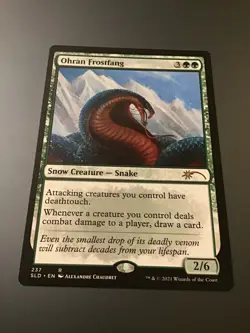 MTG Secret Lair #237 Ohran Frostfang NM - Image 1