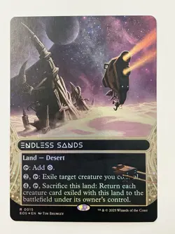 Endless Sands (Rare Borderless Foil) #15 EOE Stellar Sights MTG NM - Image 1