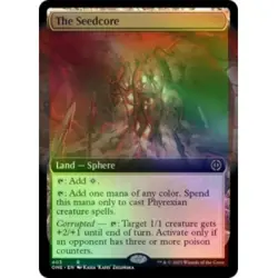 FOIL THE SEEDCORE (EXTENDED ART) X4 Phyrexia: All Will Be One ONE Magic MTG CARD - Image 1