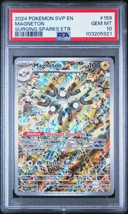 2024 Pokemon TCG Magneton Black Star Promo #159 PSA 10 - Image 1