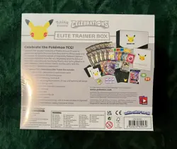 Pokemon Celebrations 25th Anniversary Elite Trainer Box ETB Sealed w/ Protector - Image 3