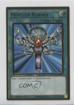 Monster Reborn 1st Ed. YuGiOh Gold Series: Maximum Gold #MAGO-EN045 09ft - Image 1