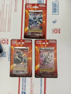 Yugioh - Ancient Guardians - Blister Pack - First Edition - Sealed Lot Of 3 - Image 1