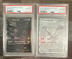 PSA10 Sequential Zekrom Reshiram BWR Set Black Bolt White Flare pokemon cards - Image 1