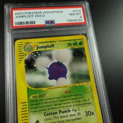 PSA 8 Jumpluff H13/H32 Aquapolis E Series Holo Rare Graded Pokemon Card - Image 2