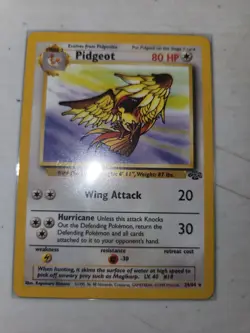 Pidgeot - Jungle 24/64 - Rare Non-Holo Vintage WOTC Pokemon Card - LP/NM - Image 1
