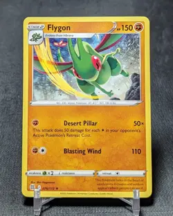 Flygon Regular Rare Fighting 2022 Brilliant Stars Pokemon TCG Card 076/172 - Image 1