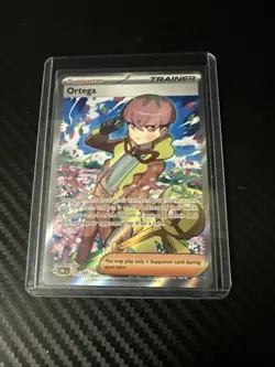 Ortega 219/197 Sv03: Obsidian Flames Full Art Holo Pokemon TCG Card - Image 2