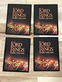 Awesome Lord Of The Rings LOTR TCG Card Aragorn King In Exile X4 1P365 LP - Image 2