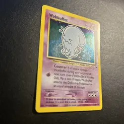 Wobbuffet 16/75 Neo Discovery Pokemon Card Holo Rare Moderately Played MP + - Image 2