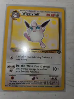 Wigglytuff - Jungle 32/64 - Rare Non-Holo Pokemon Card WOTC - NM/LP - Image 1
