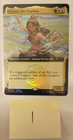 SDCC 2025 Magic The Gathering X Avatar Katara The Fearless Promo Card One Card - Image 1
