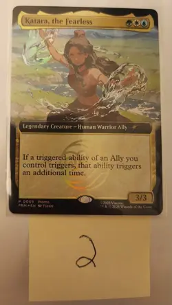 SDCC 2025 Magic The Gathering X Avatar Katara The Fearless Promo Card One Card - Image 4