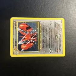 Scizor 10/75 Neo Discovery Pokemon Card Holo Rare Moderately Played MP + - Image 3