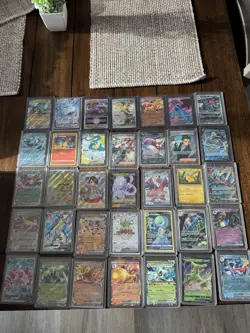Pokemon Card Lot 100 OFFICIAL TCG Cards + HOLOS - Image 1