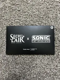 MTG Secret Lair SONIC FOIL Set Friends & Foes Turbo Gear Chasing Adventure Magic - Image 4